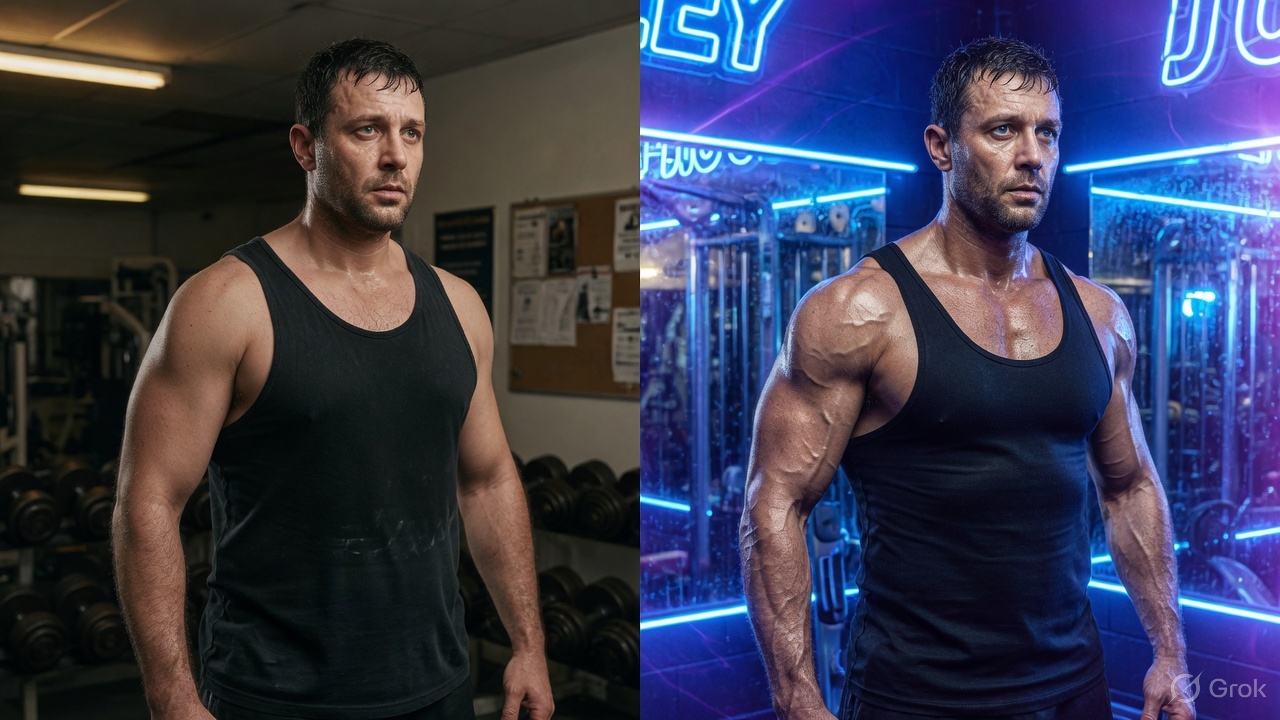 Before and after customer transformation
